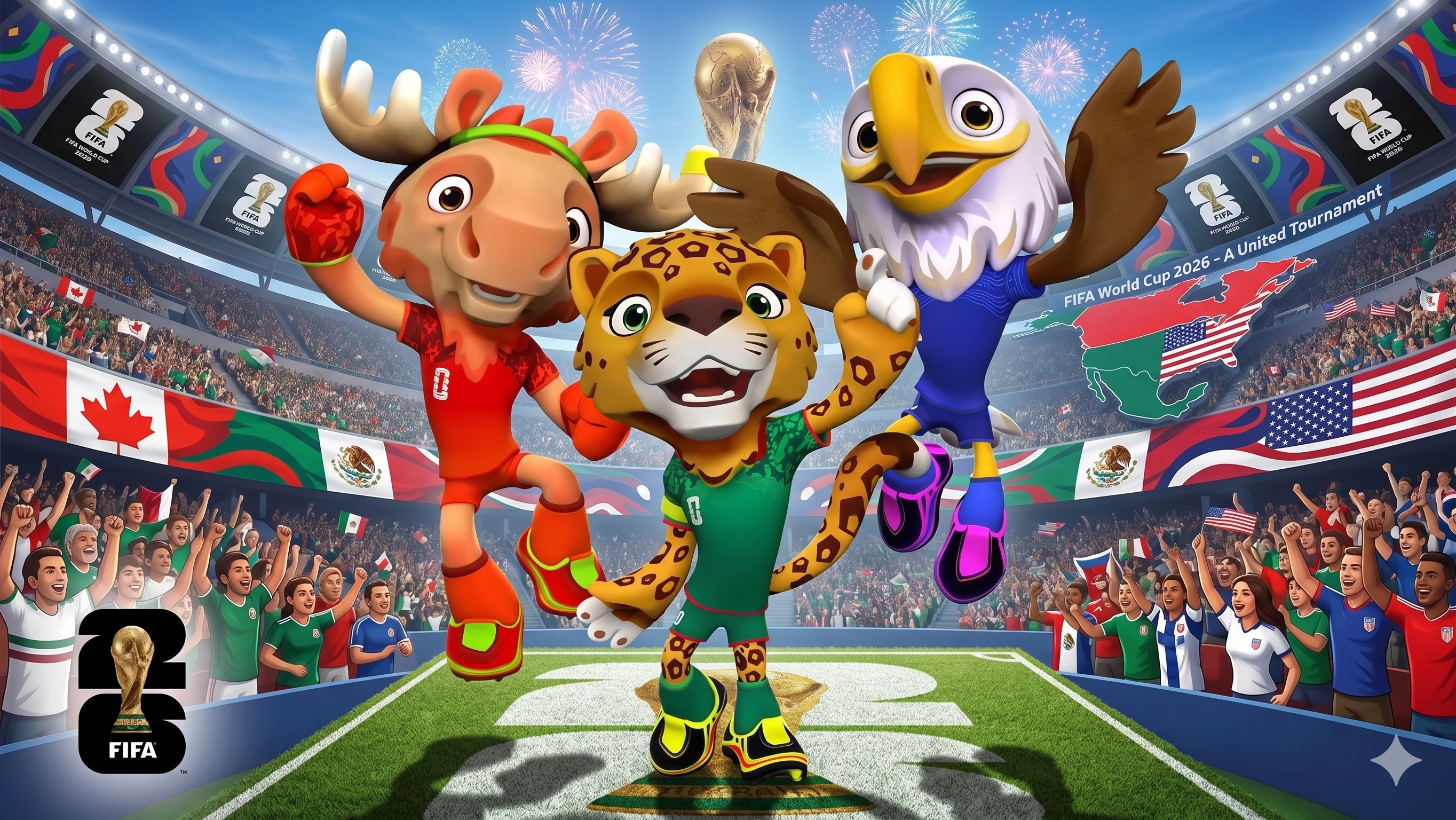 mascotes da copa 2026